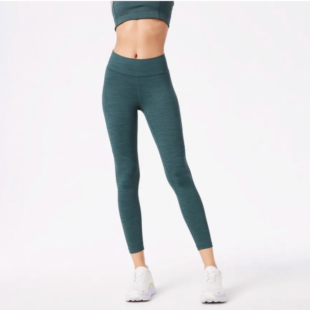 Outdoor Voices TechSweat 7/8 Flex Leggings Evergreen